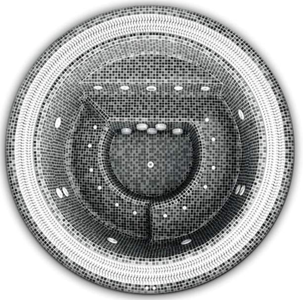 Переливной спа-бассейн Aquavia Oasis 40 (рис.2)