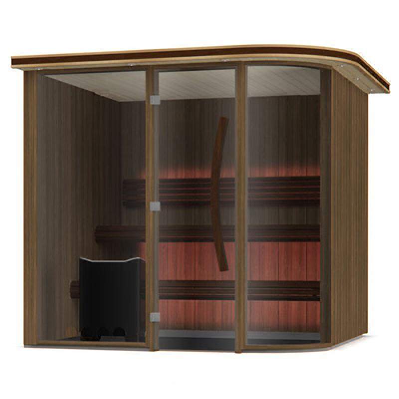 Сауна Tylo New Vision 250, установка в левый угол (рис.2)